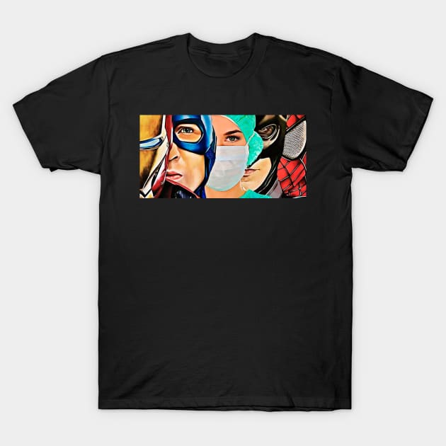 Nursing heroes T-Shirt by PAULO GUSTTAVO